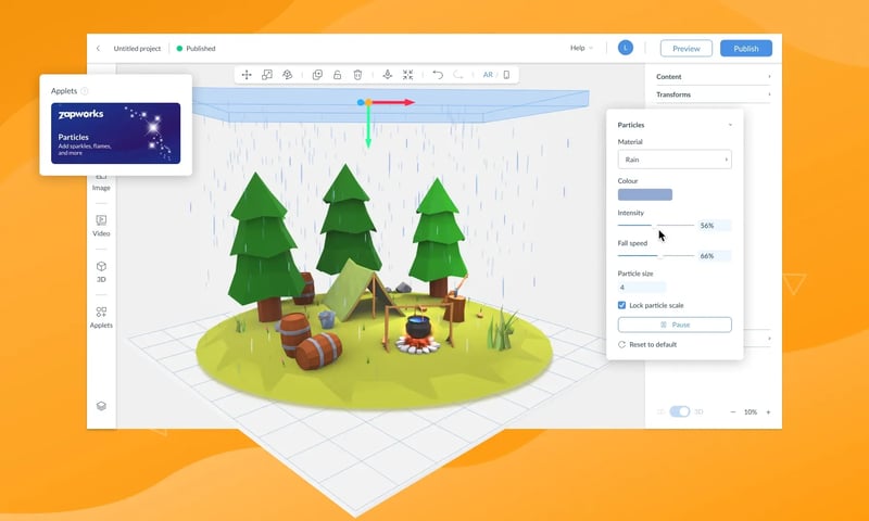 Today, we're thrilled to announce major release for Designer: Particle Effects! Let's explore what Particle Effects are and how you can use them in your AR projects.