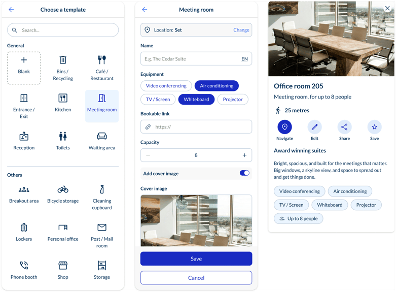 Spaces templates