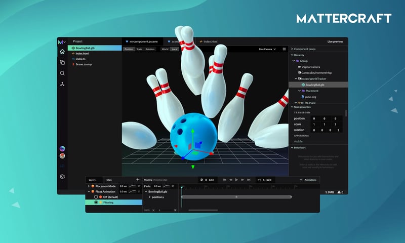 Welcome to our very first product update for Mattercraft - our brand new development tool for creating AR, VR and WebXR. 